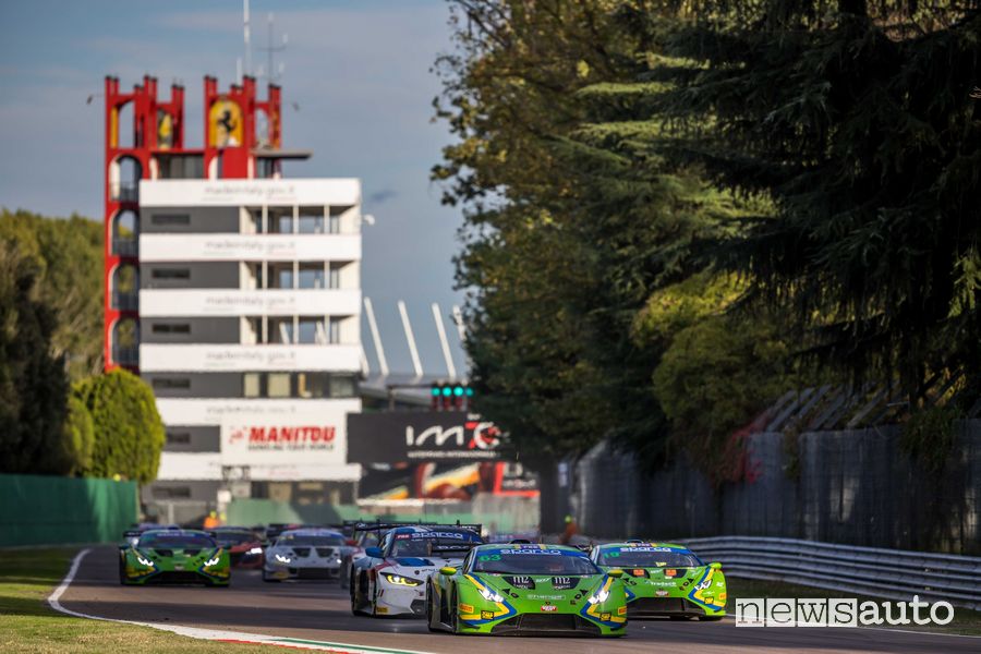 Partenza Gara 2 Campionato Italiano GT Imola 2023