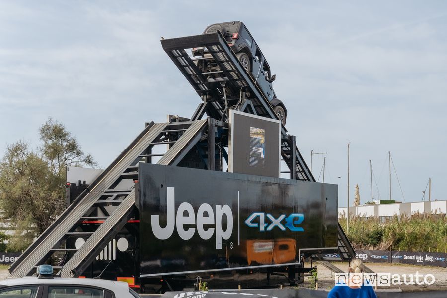 Fiera Internazionale Fuoristrada 2023 test drive Truck Jeep