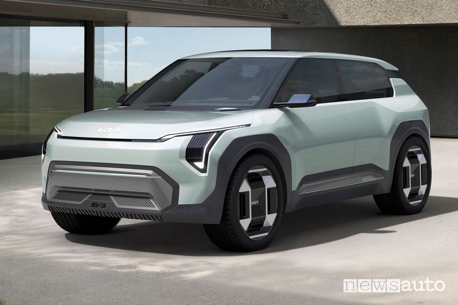 Kia Concept EV3 anteriore 3/4