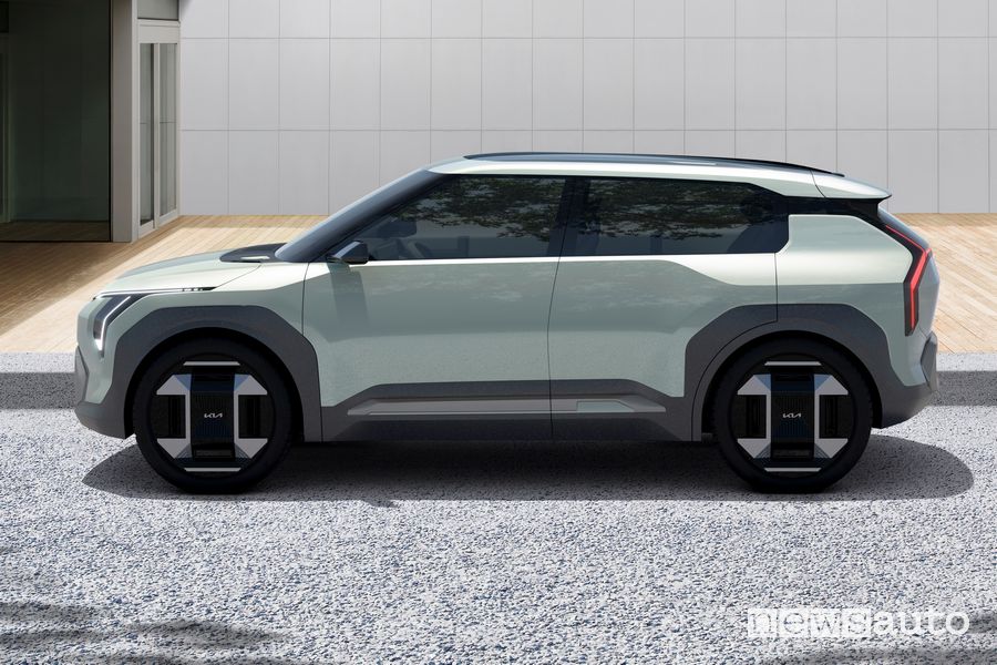 Kia Concept EV3 laterale