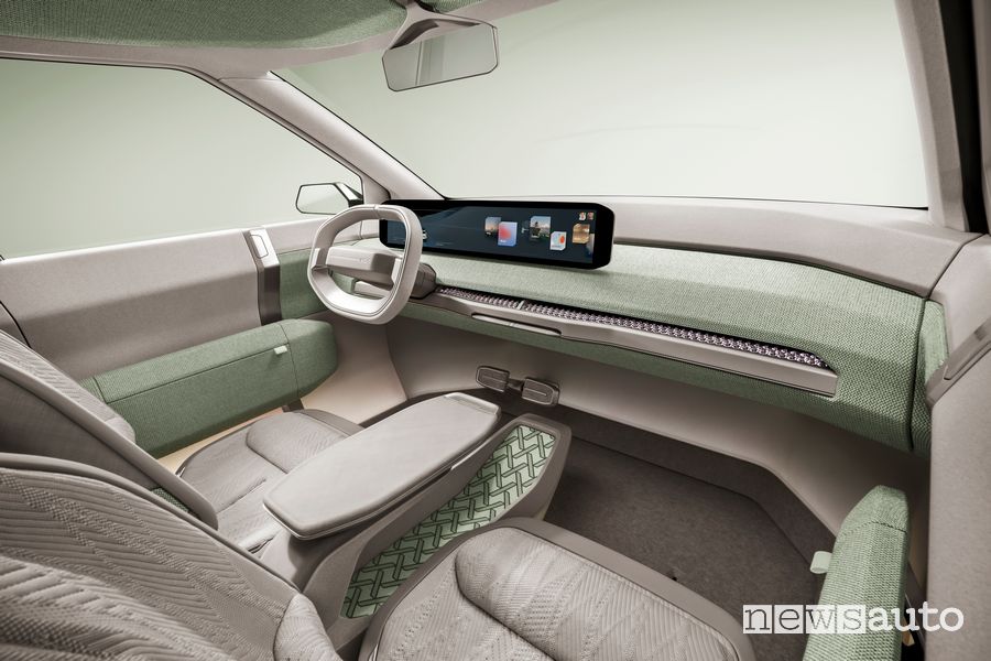Kia Concept EV3 plancia abitacolo