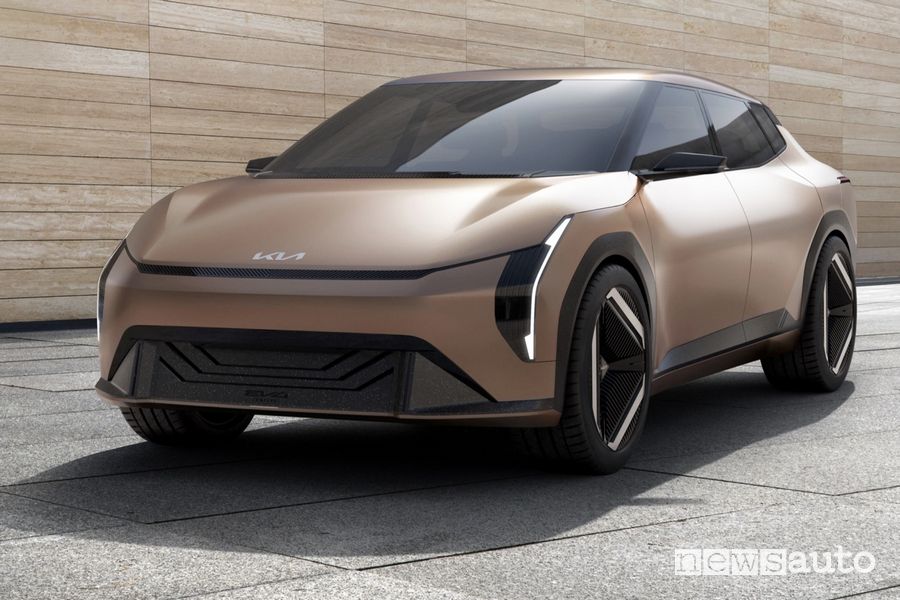 Kia Concept EV4 anteriore 3/4