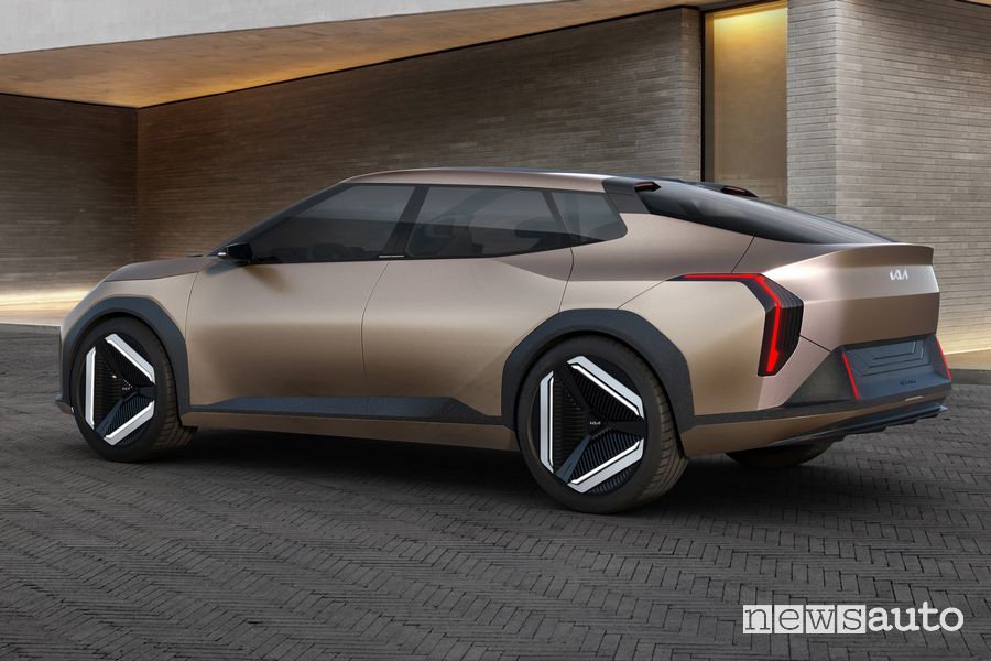 Kia Concept EV4 posteriore 3/4