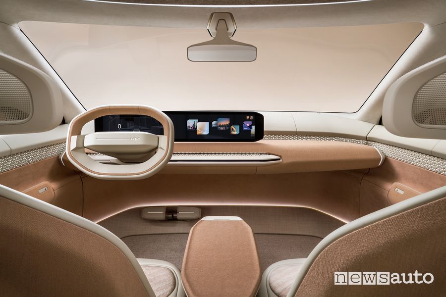 Kia Concept EV4 plancia abitacolo