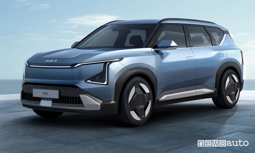 Kia EV5 anteriore 3/4