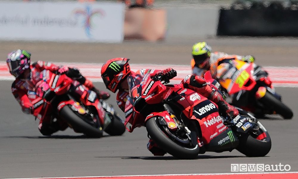 MotoGP gara Indonesia 2023 vittoria Ducati Bagniaia