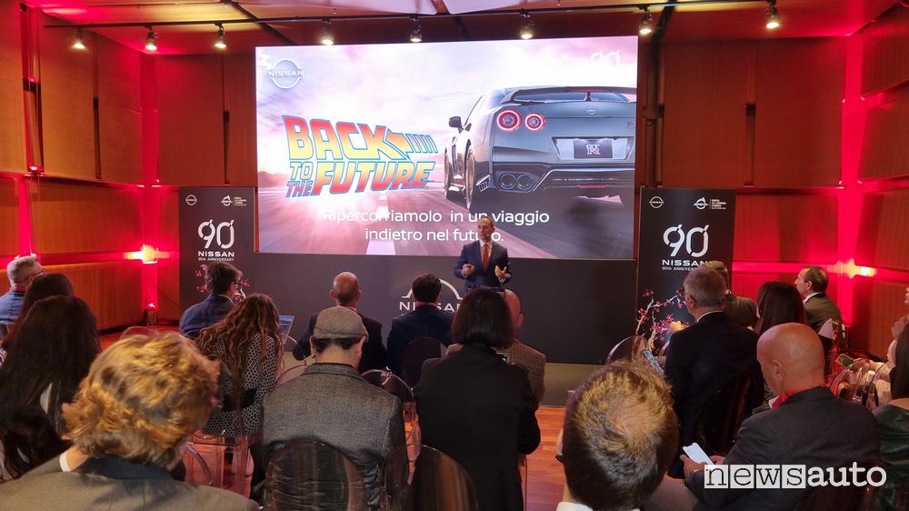 Nissan conferenza stampa 90 anni alla Festa del Cinema di Roma 2023