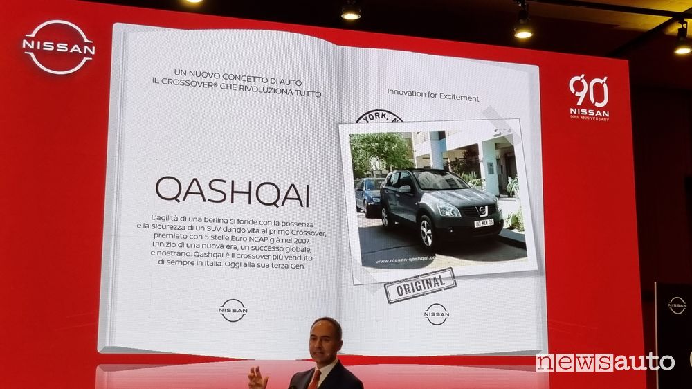 Nissan conferenza stampa 90 anni alla Festa del Cinema di Roma 2023
