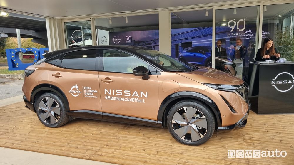Nissan Ariya alla Festa del Cinema di Roma 2023