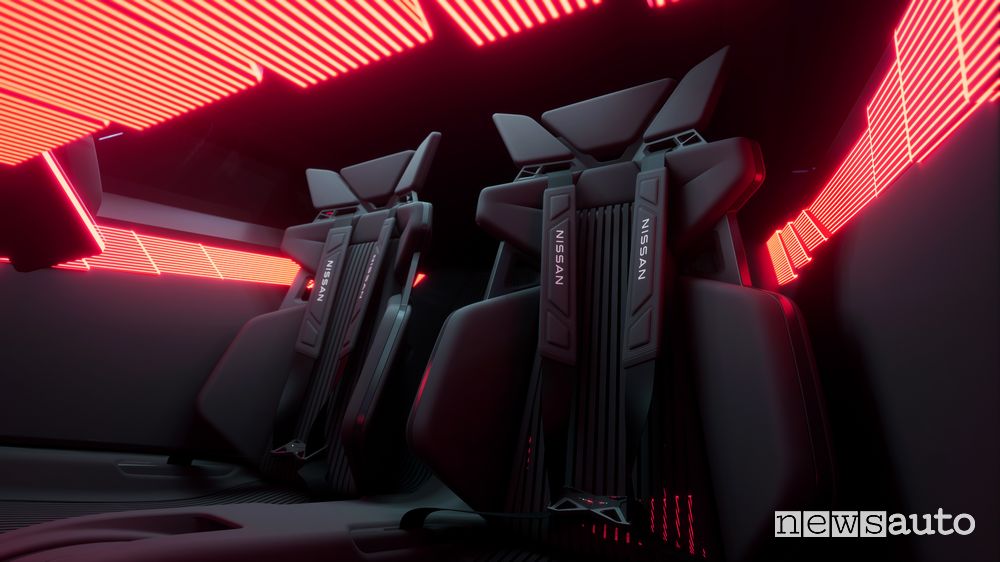 Nissan Hyper Force concept sedili abitacolo