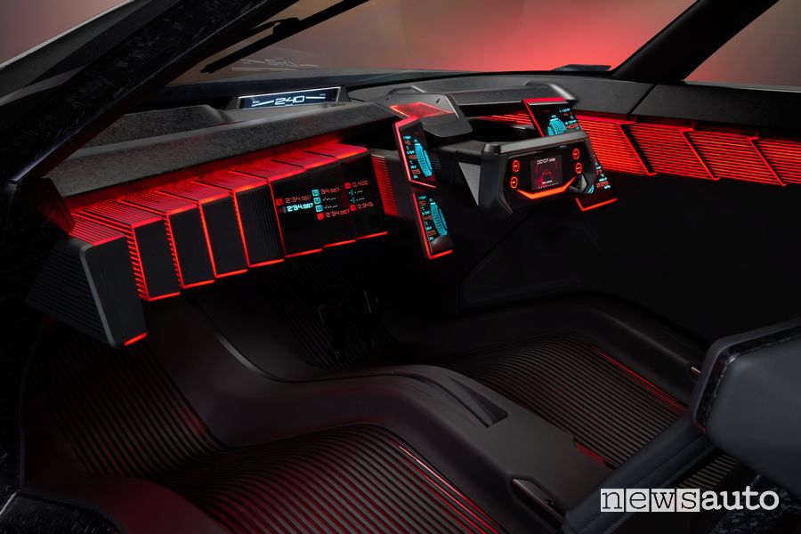 Nissan Hyper Force concept plancia abitacolo