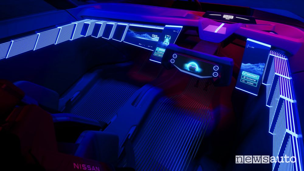 Nissan Hyper Force concept plancia abitacolo