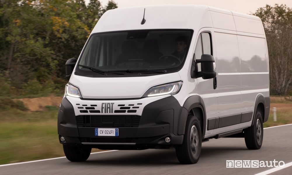 Nuovo Fiat Ducato su strada