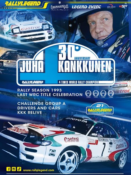 Locandina 30° Juha Kankkunen Anniversary - Eberhard&Co Legend Event