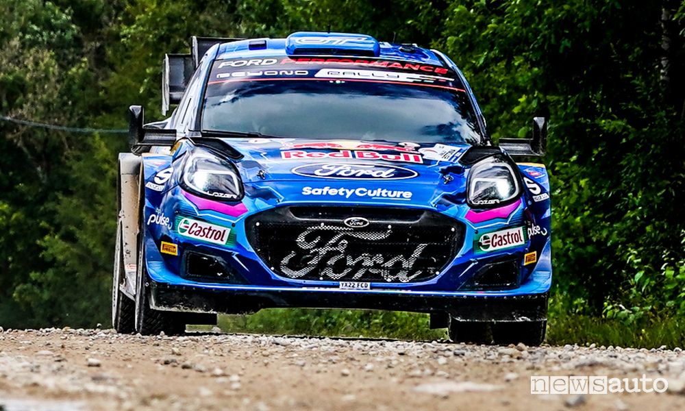 Ott Tanak ha vinto il Rally del Cile al volante della Ford Puma Hybrid Rally1