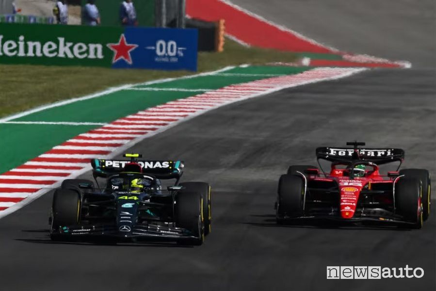 Squalifica F1 Gp degli Stati Uniti Hamilton Leclerc