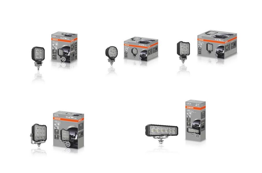 Fari supplementari a Led da lavoro linea Osram LEDriving Value Series VX