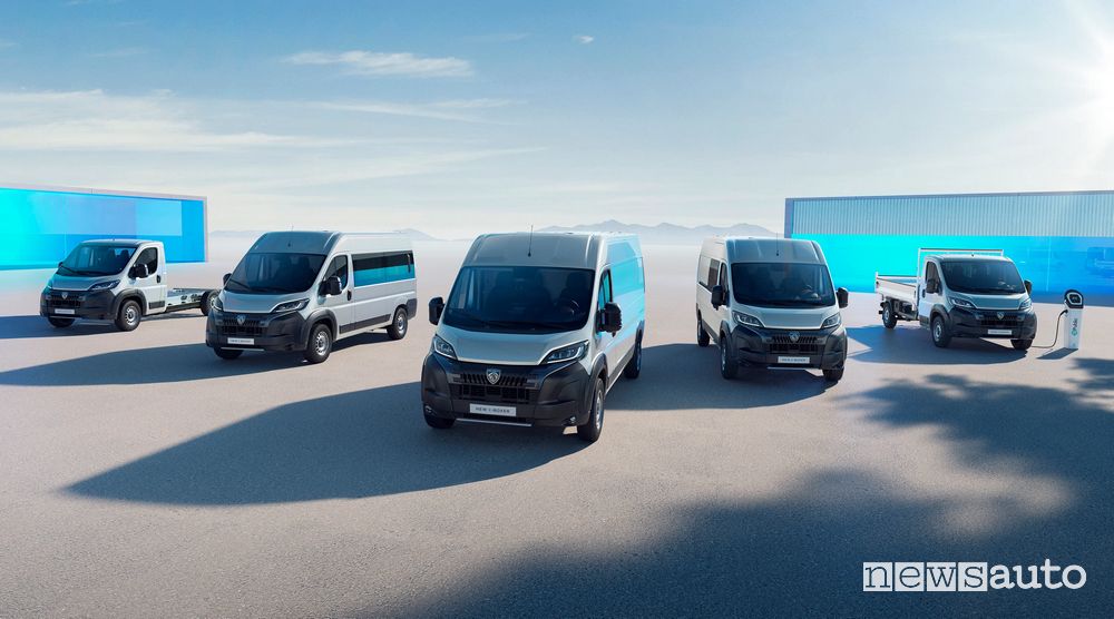 Nuovo Peugeot e-Boxer versioni
