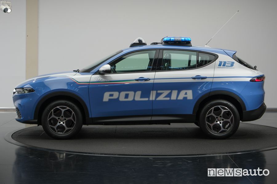 Alfa Romeo Tonale Polizia laterale acquistata dalla PA su Consip MePA