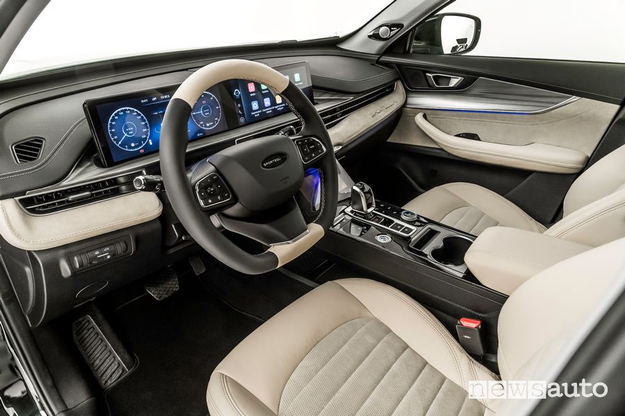 DR Sportequipe 8 Hybrid Plug-in volante abitacolo