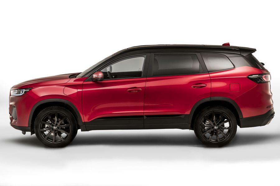 DR Sportequipe 8 Hybrid Plug-in rossa laterale