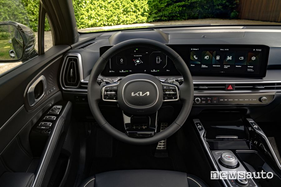 Kia Sorento 2024 plancia abitacolo