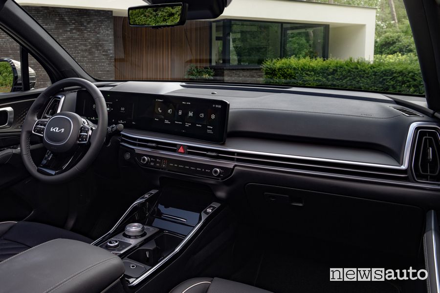 Kia Sorento 2024 plancia abitacolo
