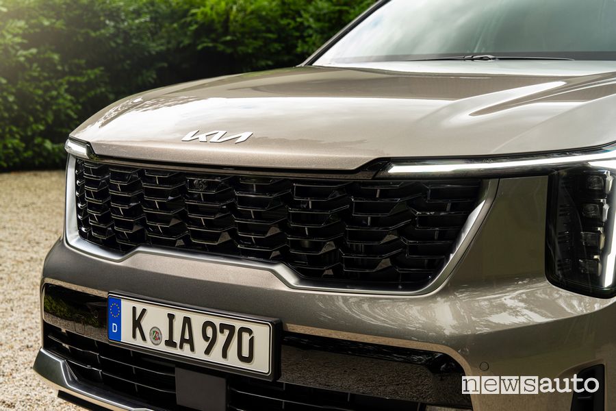 Kia Sorento 2024 griglia anteriore