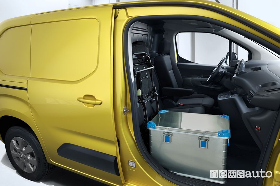 Nuovo Opel Combo sedile ribaltabile per il trasporto di casse