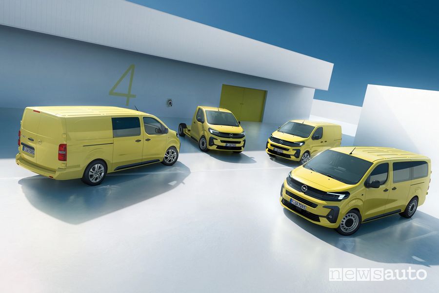 Gamma nuovo Opel Vivaro Electric