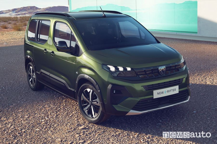 Nuovo Peugeot e-Rifter 2024