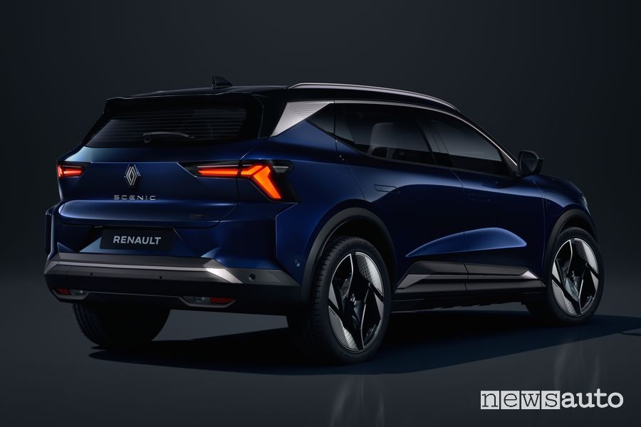 Renault Scenic E-Tech Electric posteriore 3/4