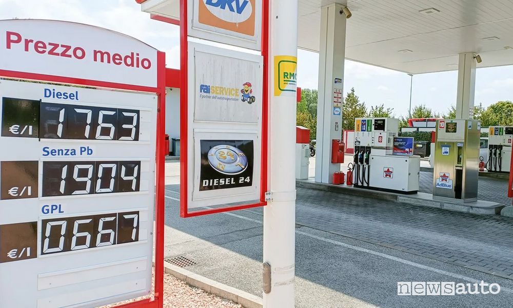 Prezzo medio carburanti