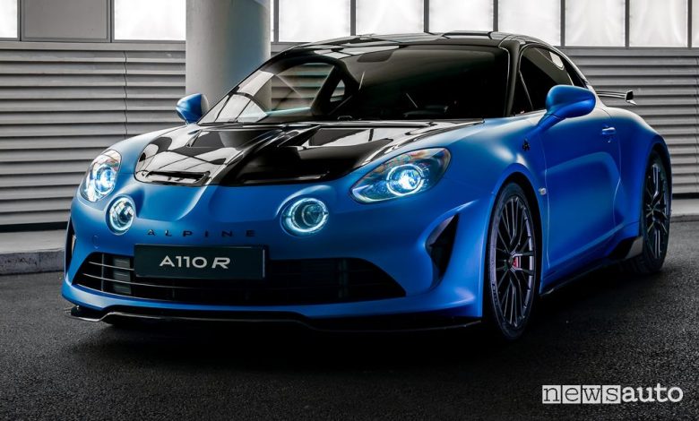 Alpine A110 R Turini anteriore 3/4
