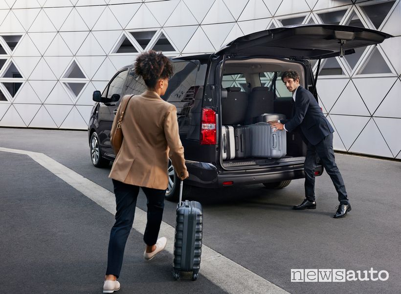 Nuovo Citroen SpaceTourer vano di carico