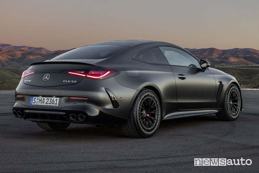 Mercedes CLE 53 4Matic+ Coupé posteriore 3/4
