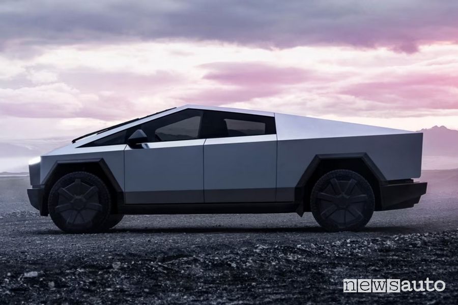 Tesla Cybertruck laterale