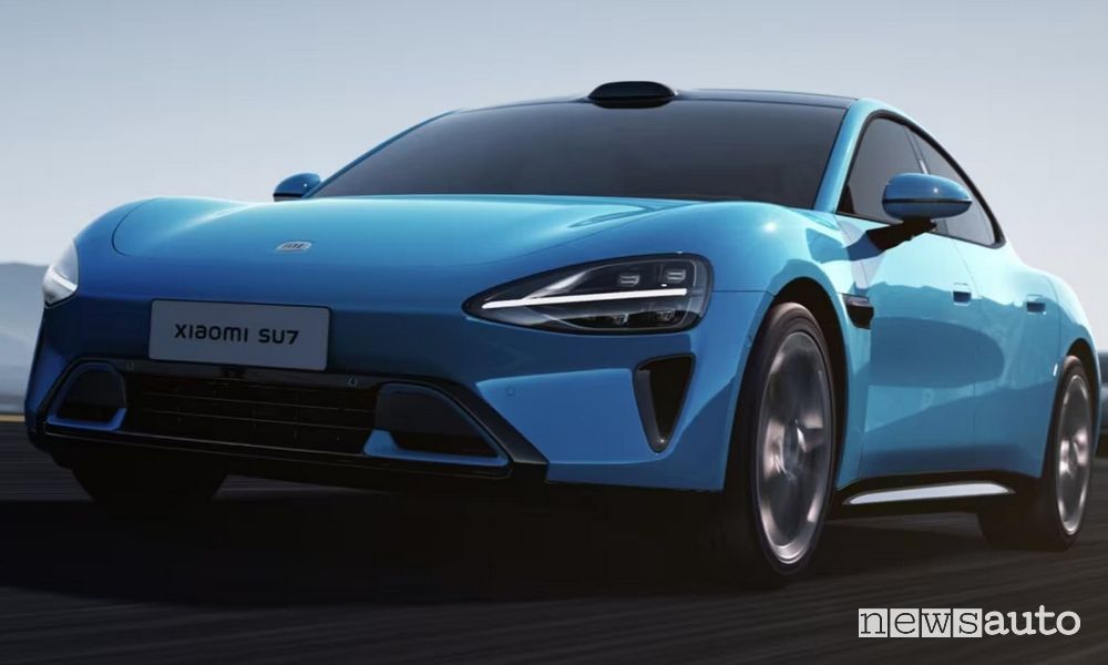 Xiaomi SU7 su strada