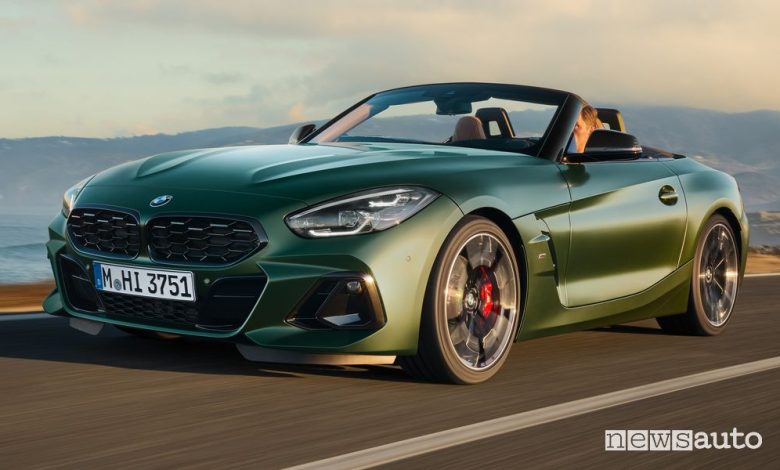BMW Z4 M40i Pure Impulse edition su strada
