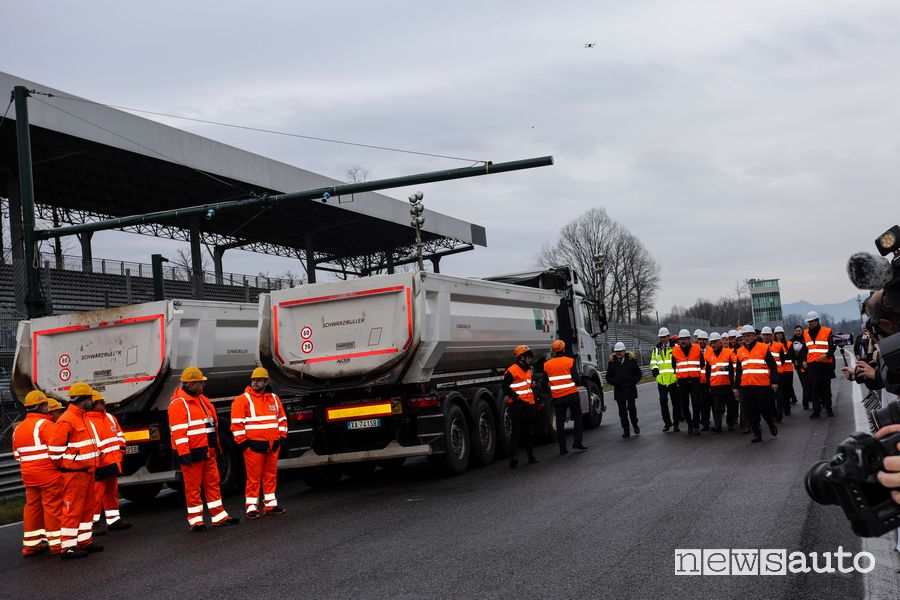 Rifacimento asfalto Autodromo di Monza