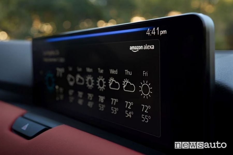 Mazda CX-70 infotainment con Alexa