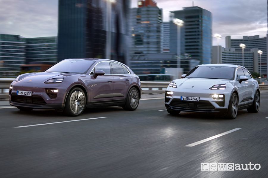 Nuova Porsche Macan su strada