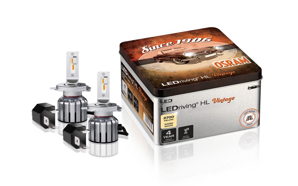 Kit Osram LEDriving HL Vintage per auto storiche H4