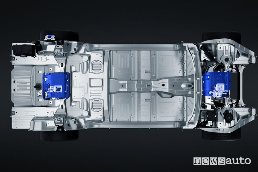 piattaforma STLA Larg base per auto sportive e fuoristrada 4x4 elettrici