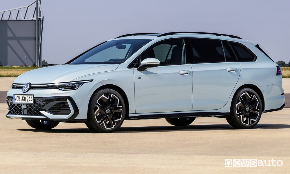 Volkswagen Golf Variant R Line anteriore 3/4