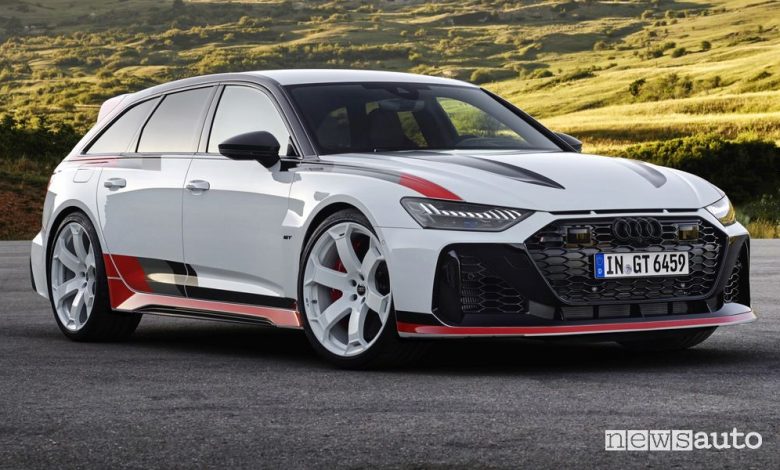 Audi RS 6 Avant GT anteriore 3/4