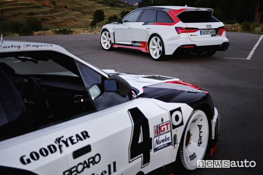 Audi 90 quattro IMSA GTO e Audi RS 6 Avant GT