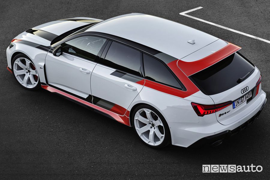 Audi RS 6 Avant GT posteriore 3/4