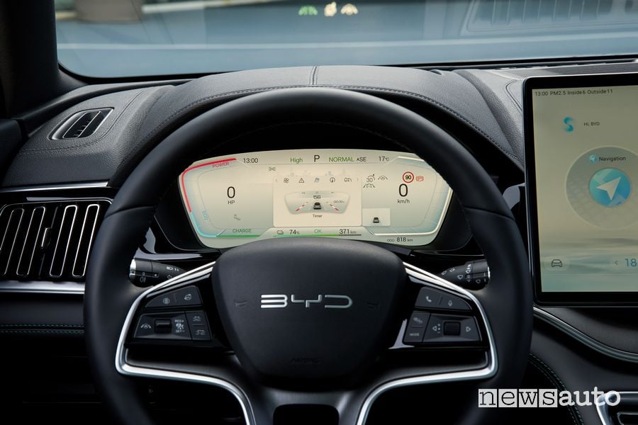 BYD Seal U display quadro strumenti