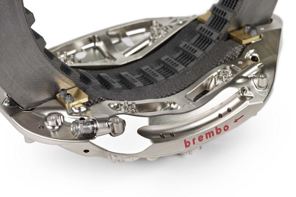 Dettagli pinza freno F1 Brembo anteriore
